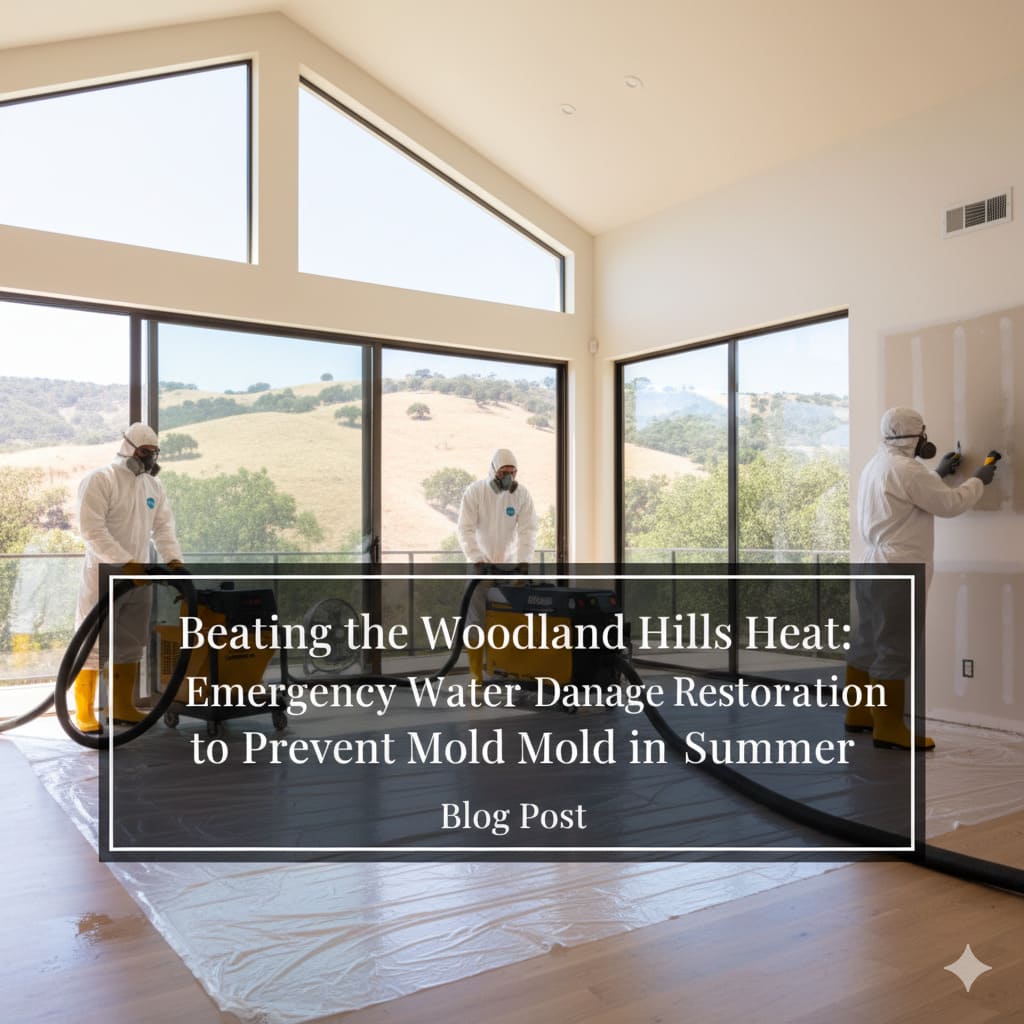 Beating the Woodland Hills Heat: Emergency Water Damage Restoration to Prevent Mold in Summer